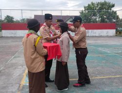 Dinyatakan Selesai,  Kasdim 1710/Mimika Pimpin Upacara  Penutupan Perkemahan Sabtu-Minggu (Persami) Saka Wira Kartika Semester II TA. 2023