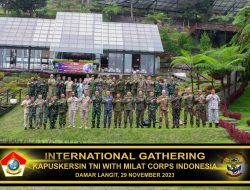 International Gathering Military Attaché Corps Indonesia dengan Kapuskersin TNI