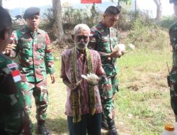 Mako Satgas Pamtas Yonkav 6/Naga Karimata Mengundang Masyarakat untuk Panen Hasil Produksi Jamur Tiram