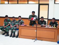 Pembacaan Pledoi Praka RM Dan Kawan-Kawan Yang Dituntut Hukuman Mati