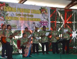 Sambut Bulan Kasih Natal 2023, Kodim 1710/Mimika Gelar Lomba Paduan Suara