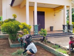 Demi Kenyamanan Beribadah di Bulan Desember Penuh Kasih, Personel Tamalatea Lakukan Bakti Solidaritas di Gereja Jemaat Immanuel