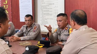 Cek Personel yang Bertugas Proses Pemilu, Kapolres Pesan untuk Menjaga Kesehatan