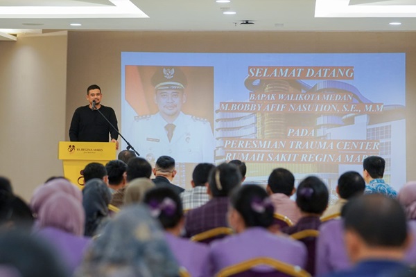 Resmikan Traumatology Center RS Regina Maris, Bobby Nasution Semoga Bermanfaat untuk Masyarakat