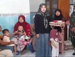 Serda Cahyo EP. Babinsa Koramil 0808/08 Udanawu: Pemberian Makanan Tambahan Upaya dalam Mencegah Stunting