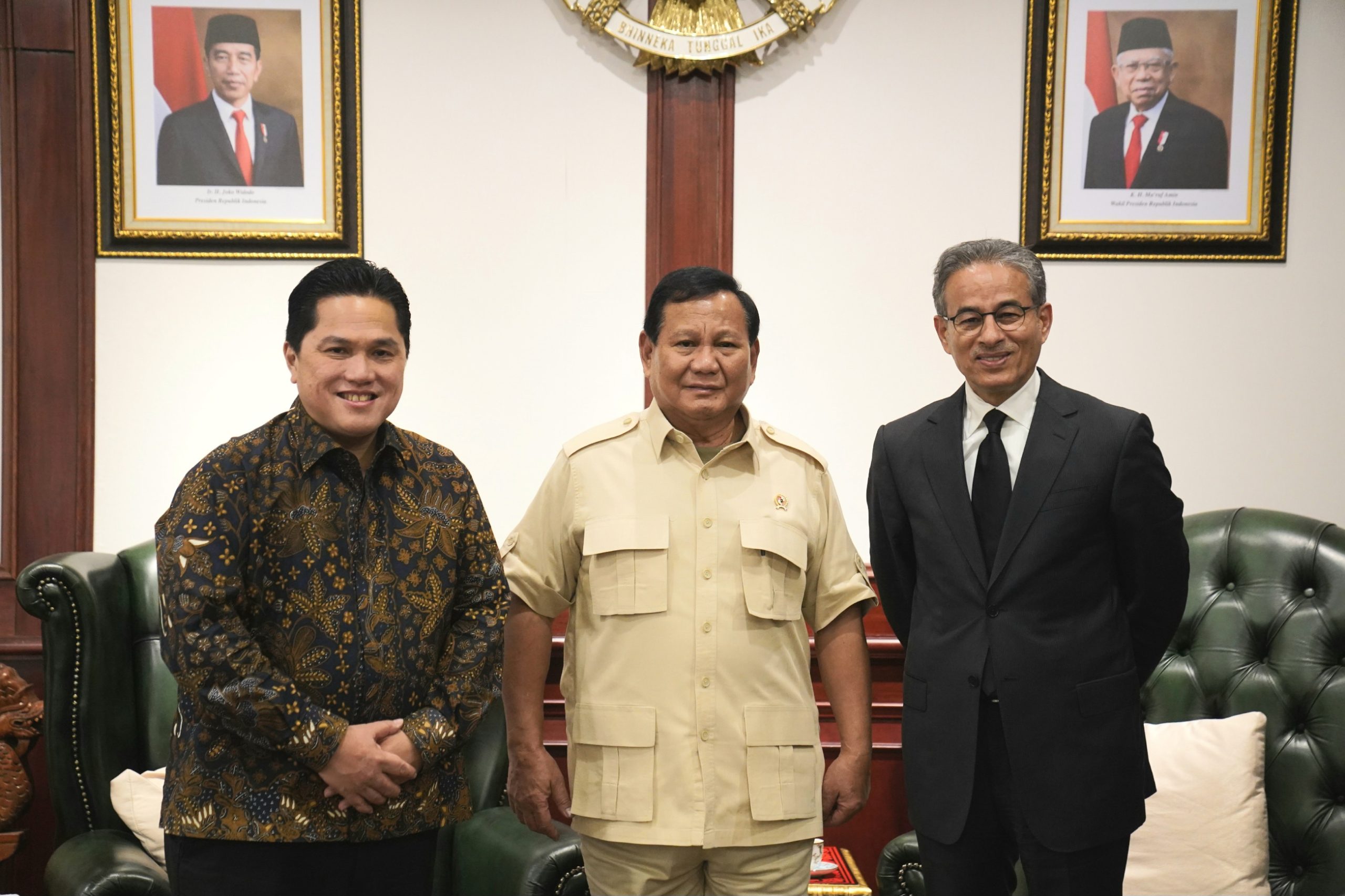 Menhan dgn Men BUMN 1