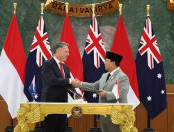 Menhan Prabowo Tanda Tangani Perjanjian Kerja Sama Pertahanan RI-Australia di Akmil Magelang
