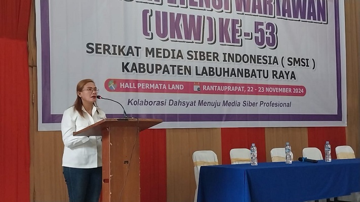 Ketum SMSI Resmi Membuka UKW Ke-53 Labuhanbatu Bersama UPDM