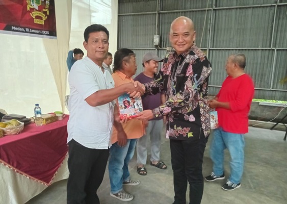 Anggota DPRD Medan Robi Barus Gelar Sosperda No. 5 Tahun 2021 tentang Penanggulangan Kemiskinan di Kelurahan Sei Agul