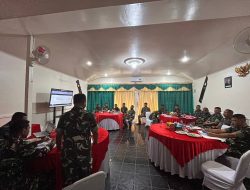 Dandim 1710/Mimika Pimpin Sidang Jabatan Bintara dan Tamtama Personel Kodim 1710/Mimika Triwulan I TA 2025