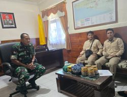 Kodim 1710/Mimika Menerima Audiensi Pegawai BGN (SPPI) dan Yayasan Sehati Sebangsa Indonesia