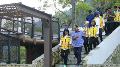 Wamen PU RI Kunker Tinjau Beberapa Pembangunan Objek Wisata Samosir