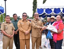 Warga Pangururan Antusias, Serbu Gerakan Pangan Murah di Taman Sitolu Hae Horbo Pangururan