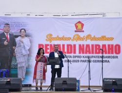 Bupati Samosir Menghadiri Syukuran Anggota DPRD Terpilih Renaldi Naibaho Periode Tahun 2024 – 2029
