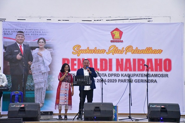 Bupati Samosir Menghadiri Syukuran Anggota DPRD Terpilih Renaldi Naibaho Periode Tahun 2024 - 2029 Bupati Samosir Menghadiri Syukuran Anggota DPRD Terpilih Renaldi Naibaho Periode Tahun 2024 - 2029