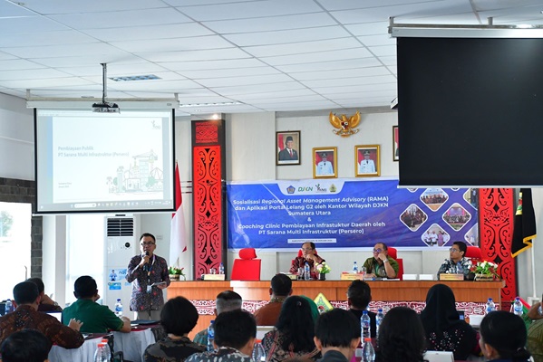 Diselenggarakan DJKN Kanwil Sumut, Bupati Samosir Membuka Sosialisasi Regional Asset Management Advisory