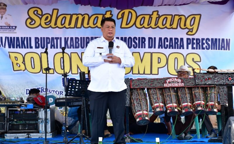 Gudang Bolon Kompos Diresmikan oleh Bupati Samosir, Jadi Distributor Eksklusif Pupuk Paten