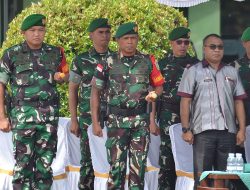 Dandim 1710/Mimika Hadiri Upacara Serah Terima Satgas Pam Obvitnas PT. Freeport Indonesia