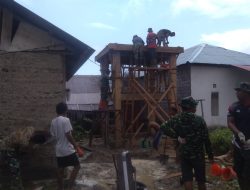 Sumur Bor dan Tower Air Bersih Kamanglale Hampir Rampung, Satgas TMMD 125 Kodim 1506/Namlea Dibantu Masyarakat