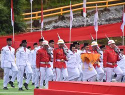 Dandim 1710/Mimika Laksanakan Upacara Peringatan HUT Ke-80 Republik Indonesia di Tembagapura