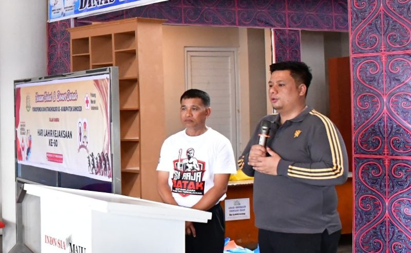 Peringati Hari Lahir Kejaksaan Ke-80 Tahun, Bupati Samosir Berikan Apresiasi atas Aksi Sosial Kejari Samosir