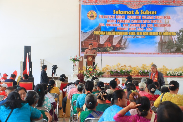 Bupati Samosir Berikan Apresiasi dan Ucapan Selamat untuk Pengurus BPW Sumut–Aceh Punguan Raja Rumohorbo, Boru, Bere, Ibebere se-Indonesia yang Baru Dilantik
