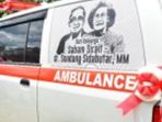 Bupati Samosir Terima Hibah Mobil Ambulans dari Keluarga Besar Sabam Sirait–Sondang Sidabutar dan Social Gracia Community