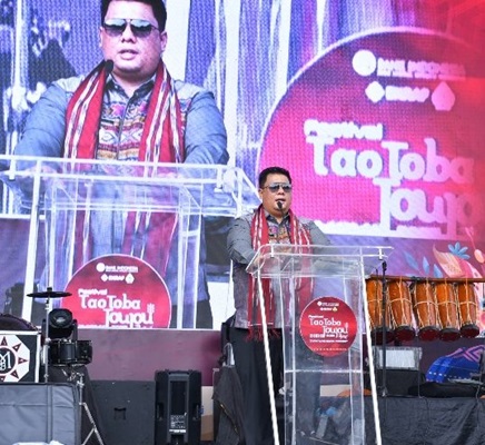 Pembukaan Festival Tao Toba Joujou Tahun 2025 Berlangsung Meriah dengan Parade Agro dan Seruling Kolosal