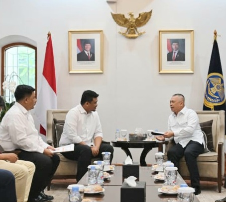 Gubsu dan Bupati Samosir Menemui Kemenhub untuk Sampaikan Usulan Akses Seaplane di Kawasan Danau Toba