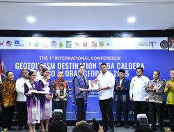 Gubsu dan Bupati Samosir Bersama-Sama Hadiri Konferensi Pertama Geowisata Kaldera Toba UNESCO Global Geopark 2025