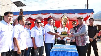 Bupati Samosir Resmi Membuka Turnamen Bupati Cup III, Diikuti 29 Tim