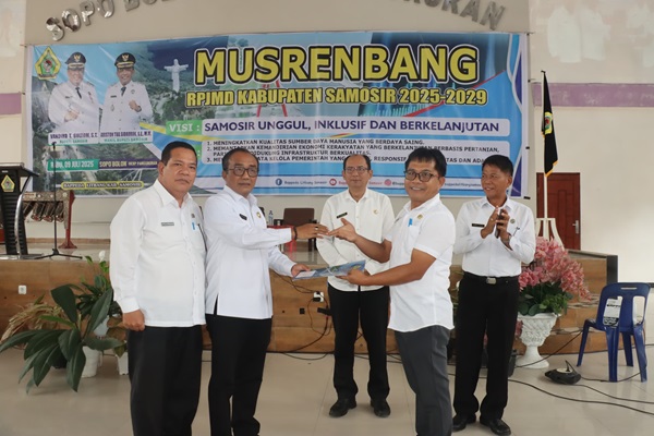 Wabup Samosir Buka Musrenbang RPJMD 2025–2029 yang Digelar Pemkab Samosir