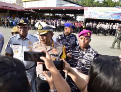 Kodaeral X Dukung Operasi Keselamatan Cartenz 2026, Personel Pom Gelar Apel Pasukan di Mapolda Papua