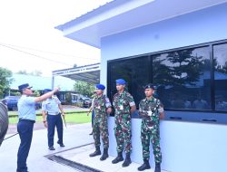 Bangun Lingkungan Aman, Nyaman dan Tentram, Danlanud Sultan Hasanuddin Resmikan Pos Pengamanan Komplek Catalina