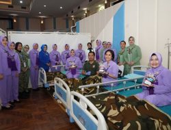 Donor Darah Serentak Wanita TNI dan Dharma Pertiwi Raih Rekor MURI