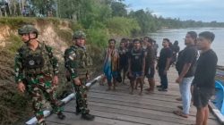 Koops TNI Habema Evakuasi 44 Pendulang Emas dari Gangguan OPM di Pegunungan Bintang