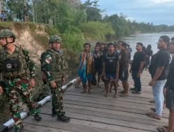 Koops TNI Habema Evakuasi 44 Pendulang Emas dari Gangguan OPM di Pegunungan Bintang