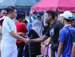 Car Free Day Lanud Sultan Hasanuddin Semarak, Danlanud Sapa Warga dan Dukung UMKM Lokal